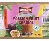 Mathota Passion fruit Cordial 750ml