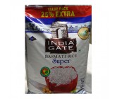 Indiagate Basmati Super Rice 5Kg (25% Extra)