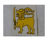 Sticker Lion Gold